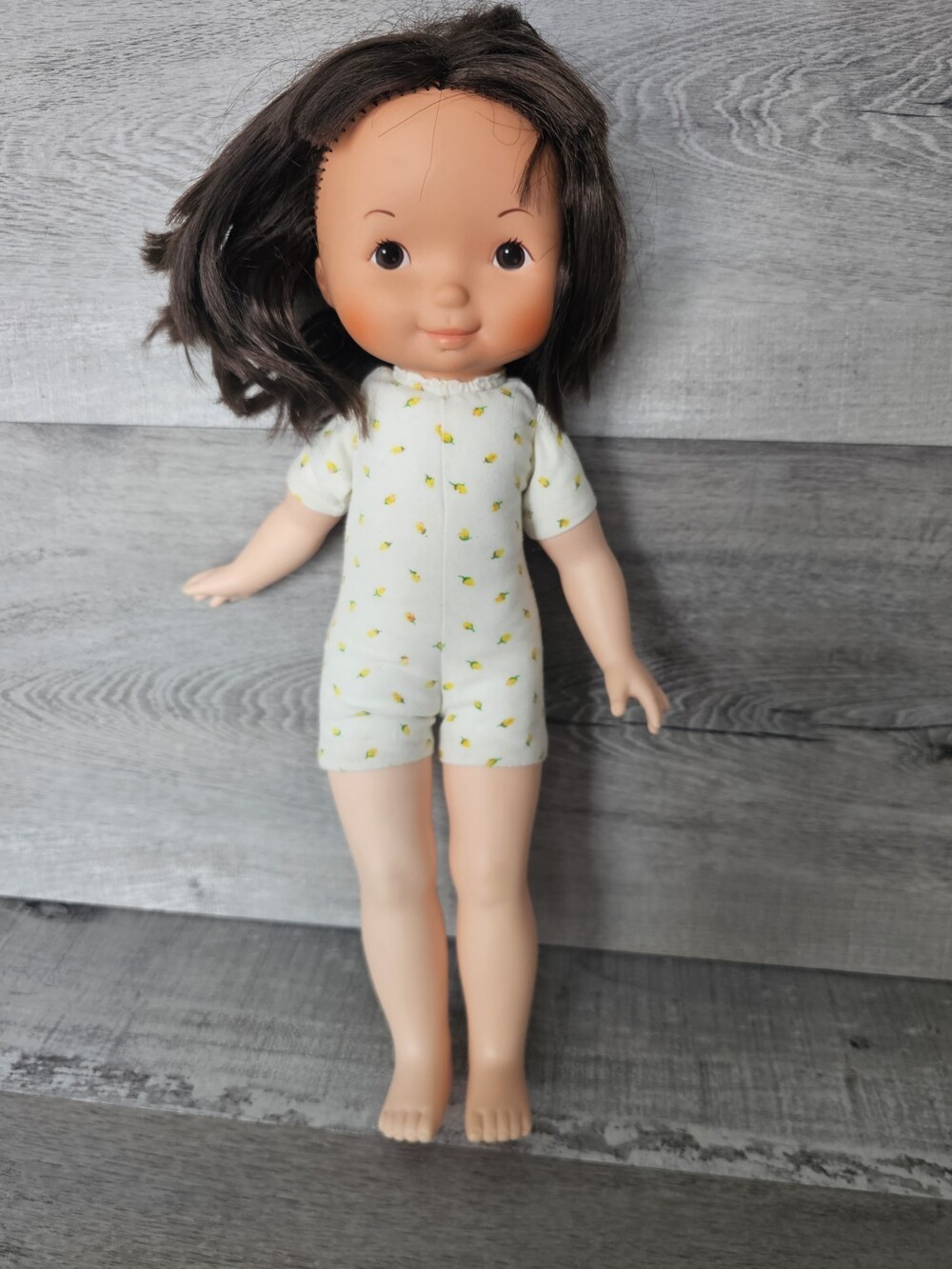 1982 Fisher-Price My Friend Jenny Doll Yellow Flowers #217 Vintage